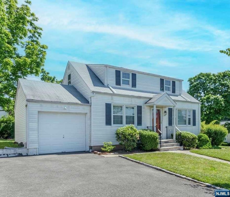 Located in a desirable area of Clifton, this 3-bedroom, 1-bathroom cape cod style home offers a blend of comfort and convenience. The first floor features a living room, eat-in kitchen, dining room, two bedrooms, and a full bath. On the second floor, you'll find a third bedroom and a bonus unfinished area, perfect for transforming into a sizable fourth bedroom.The large open basement provides ample space for customization, allowing you to create the ideal entertainment space. This home boasts a convenient location with easy access to NYC bus, shopping, entertainment, and schools. Additional features include a one-car attached garage, a generously sized yard, central air conditioning and hardwood flooring. Don't miss the opportunity to make this home your own!