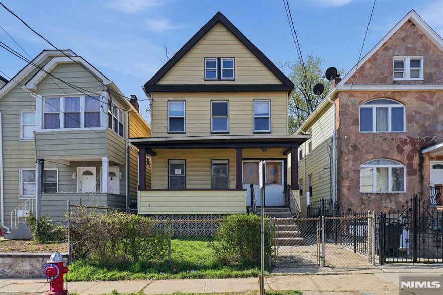 Calling All Investors, Builders & Contractors! Value-add opportunity to fully renovate this spacious 2-family property and maximize returns. Ideal for fix-and-flip, rental income, or long-term hold. The property features a bonus finished attic and a full walkout basement with high ceilings, offering strong potential. Delivered fully vacant, making for an easy and immediate start to your project. Multifamily inventory is extremely limited; Don't miss the chance to secure a high-demand asset in a prime location. Conveniently located near Newark Airport, major NYC transportation, the Goethals Bridge to Staten Island, plus shopping, dining, and schools. Low Taxes! Sold strictly As-Is. Cash or renovation loans preferred.