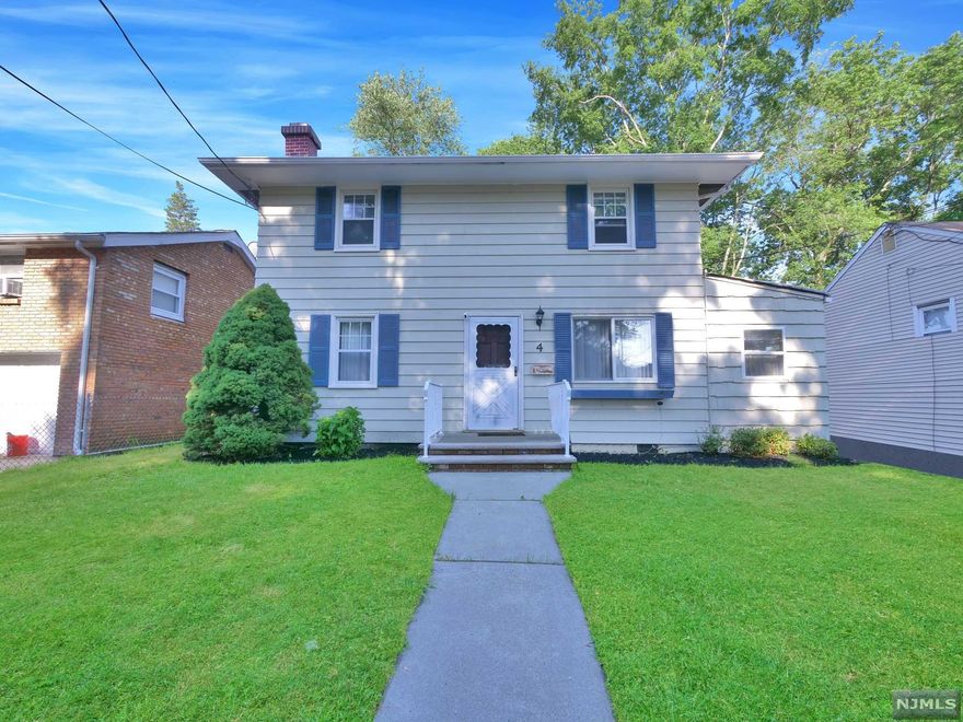 Colonial style home in Haskell with 3 bedrooms and 1 full bathroom. Enter into the living room and dining room combo. The living room offers stone faced fireplace and large windows that give off great natural light. Large cased opening leads to the kitchen, which features stainless steel appliances, plenty of cabinetry storage and separate dining area. Mud room is located just off of the kitchen. upstairs you will find 3 sizable bedrooms and full bathroom with tub shower and storage vanity. The basement is a crawl space. The backyard is very private offering deck and large yard, which is perfect for outdoor entertaining during the warm summer months! They driveway is 1-car width. This home is conveniently located near NYC transportation, schools and shopping.