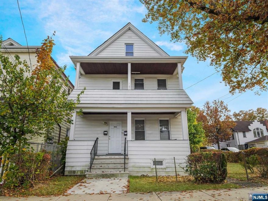 Fantastic Two-Family Home in Prime Commuter Location. Don't miss this incredible investment opportunity! Located just a 10-15 minute walk from NJ Transit's Clifton Station, this two-family property is perfect for commuters. Each unit features an identical layout with 2 spacious bedrooms, a full bathroom, living room and an eat-in kitchen. The upstairs unit was tastefully renovated just 4 years ago, offering modern updates and a fresh look. The property includes an unfinished attic, providing potential to convert into a third unit or expand the second-floor living space. Unfinished basement can be used for storage. Situated on a corner lot, the home boasts a charming side yard. Both units are currently rented on a month-to-month basis, giving you flexibility as an owner. Whether you're looking for rental income or a multi-generational home, this property has it all!