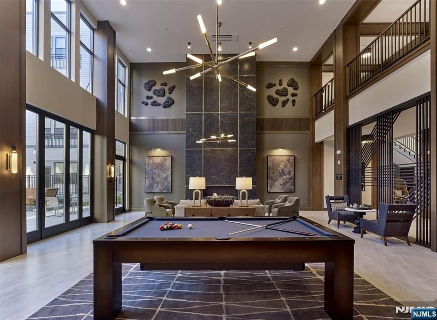 Welcome to CANTERLY PLACE, Livingston's newest luxury rental community! This stunning 1-bedroom + Den, 2-bath residence offers a chef-inspired kitchen with quartz countertops and stainless-steel appliances. Pamper yourself in a tranquil tiled bathroom. Enjoy sunlit living spaces with soaring ceilings and oversized windows. Walk-in closets and in-unit laundry complete this modern apartment. CANTERLY PLACE raises the bar with amenities for work,life, and play. The beautifully designed common areas include a 24/7 concierge, lobby lounge, state-of-the-art fitness center and yoga room, sports simulator, clubroom, library, co-working space, coffee lounge, private dining and many more thoughtfully curated indoor amenities. Three courtyards feature a resort-style in-ground pool, cozy firepits, a Zen garden, and designated BBQ grill space. Residents will also enjoy 3 pickleball courts, a full-size basketball court, dog park, playground, community garden and walking trail. EV charging stations and a secure parking deck provide effortless living. Situated in a top-rated school district, CANTERLY PLACE offers easy access to major highways, public transportation, shopping, and dining.