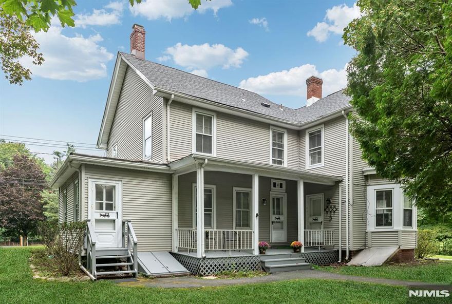 PERFECTLY LOCATED AND NICELY UPDATED 2 BEDROOM, 2 FULL BATH APARTMENT WITH A GARAGE IN DESIRABLE RAMSEY. LOCATED STEPS TO THE TRAIN STATION, SCHOOLS AND ALL THE SHOPS/RESTAURANTS THIS UNIT IS IDEALLY LOCATED. THE KITCHEN IS UPDATED WITH NEW QUARTZ COUNTERS AND IS SPACIOUS ENOUGH FOR A SMALL TABLE. THE FIRST FLOOR HAS A DINING ROOM, GOOD SIZED LIVING ROOM AND A FULL BATH AS WELL. UPSTAIRS YOU WILL FIND TWO LARGE BEDROOMS EACH WITH A DOUBLE CLOSET, A FULL BATH AND AN OFFICE/BONUS THAT HAS FULL STAIRS TO THE WALK UP THIRD FLOOR. THE BASEMENT PROVIDES EXTRA STORAGE A WASHER/DRYER. USE OF ONE HALF OF THE TWO CAR GARAGE, NICELY MAINTAINED YARD, ...TONS OF VALUE FOR THE PRICE. TENANT RESPONSIBLE FOR THE FIRST $150 IN REPAIRS. LANDLORD MAINTAINS THE LANDSCAPING. TENANT RESPONSIBLE FOR SNOW REMOVAL. PICTURES WERE TAKEN PRIOR TO THE CURRENT TENANT MOVING IN.