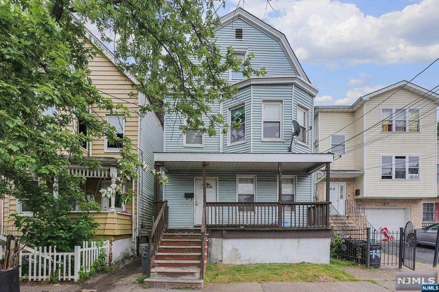 Opportunity for investors and buyers looking to RENOVATE a dream home in NEWARK, Sold strictly as is condition. Buyer responsible for necessary clean out, decommissioned inground oil tank and to obtain township certificate needed to close.