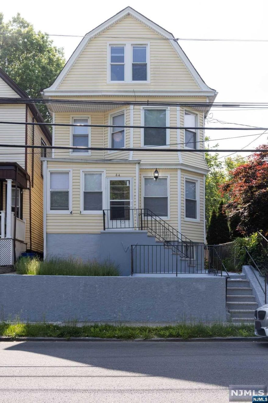 Welcome to this vacant/ fully renovated home! Adorned w/ a large living room and formal dining room, both with the original hardwood floors. Possible-EIK w/new SS appliances with a walk-in pantry. Two staircases; one from the living room and the other from the kitchen that leads to the second and third floors. The second floor has two bedrooms one has an ensuite and plenty of closet space. Large 2nd bedroom w/2 closets and the main bathroom. The third floor has 2 beds, walk-in closet, full bath, w/ an extra room that can be used as an office space or sitting area. Plenty of storage space. Full clean dry basement w/laundry hook-up. Fenced in private backyard. Located close to public transportation, major highways, restaurants, near parks, and shopping. Within a mile or less to the elementary and high schools.