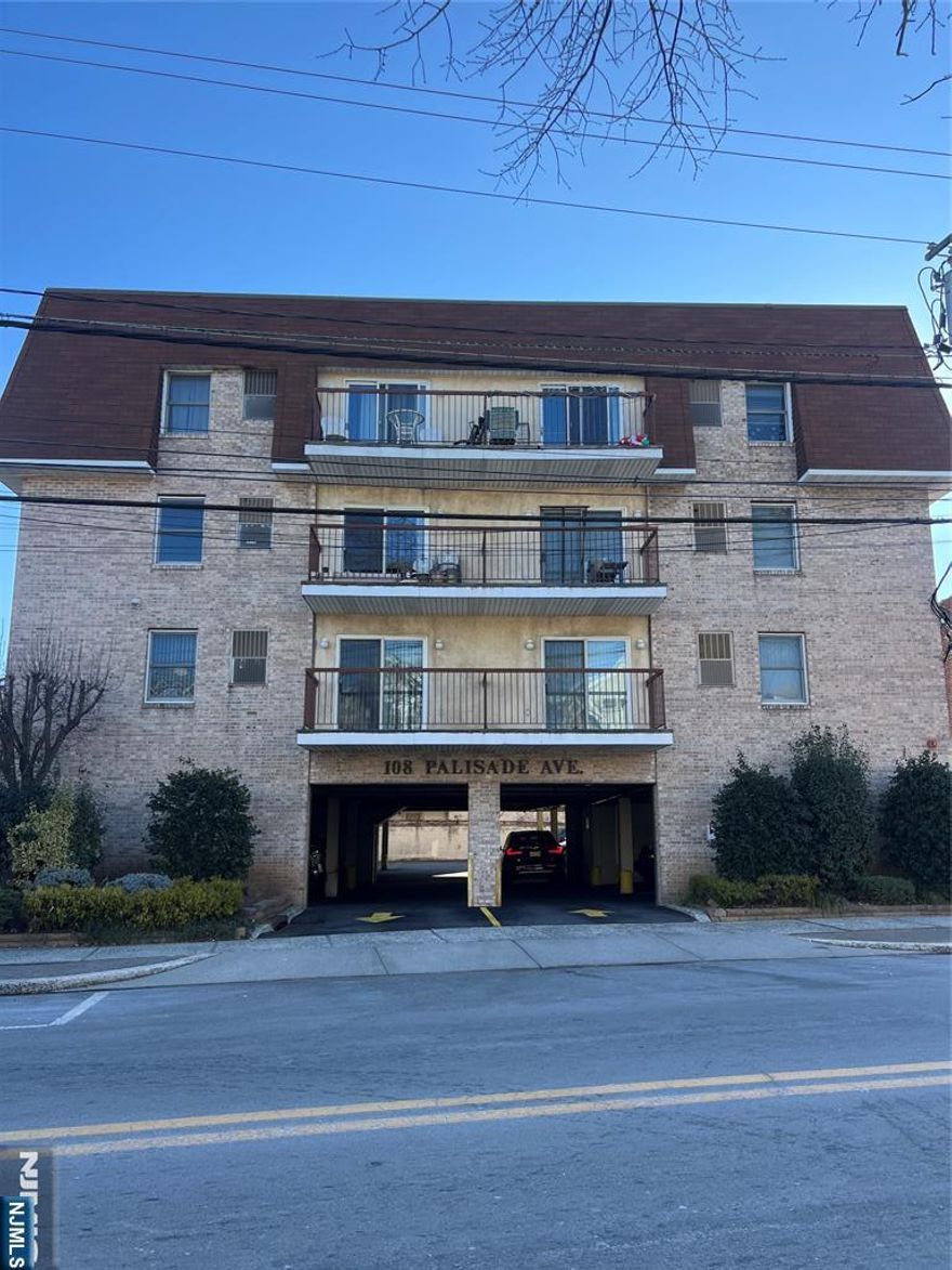 Totally renovated 2 bedroom one bath apartment in young elevatored building. Unit has balcony with NYC skyline view. One parking space included. Laundry on floor. Close to NYC transportation and shopping.