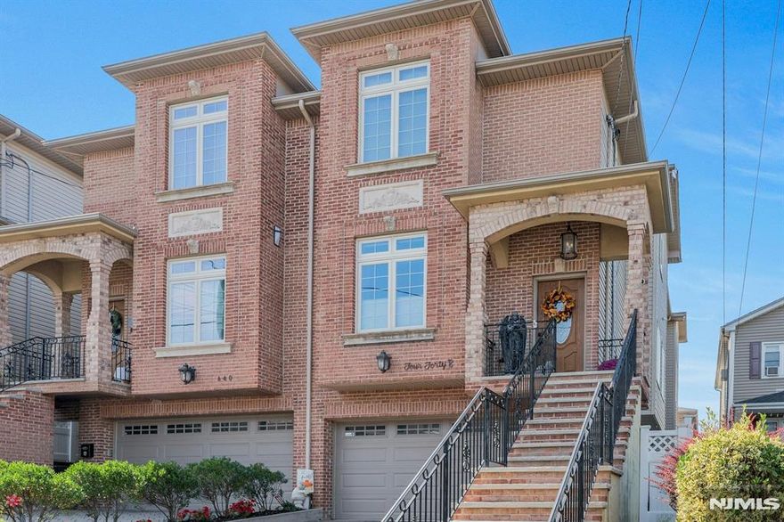 From the moment you arrive, prepare to Fall in Love! Admire the brick facing and cobblestone driveway of this 2017 built Townhouse. Up the stairs, step into the 1st Fl open floor plan of the Living Room with gas F/PL and Formal Dining Room with ample space to accommodate a large crowd. After viewing the PR, Welcome to the FABULOUS Kitchen! Espresso Stained Cabinets offer a lovely contrast with the White Quartz Countertops and Stainless Steel Appliances. Kitchen Extras include a Bar, with wine cooler, Island, Sitting Area, Dining Area and Terrace. Living areas have gorgeous Hardwood Floors and the Main Stairway has beautiful Railings/w/Metal Balusters. On 2nd Floor is Primary Bedroom w/tons of storage, Primary Ensuite Bath has a double sink Vanity, Jetted Tub, Shower and marble tiles. 2 additional LG Bedrooms, Full/Bth and Laundry complete this floor. The Ground Floor offers access to the 2 Car Garage and an option for extended family, with a Family Room, Office, F/Bth and separate entrance and access to the Patio. The timeless features including crown molding on 1st fl, Skylights, Central Vac and the neutral paint palette in this beautiful townhouse will adapt to any style and will leave you with a Lasting Impression. Come see for yourself!