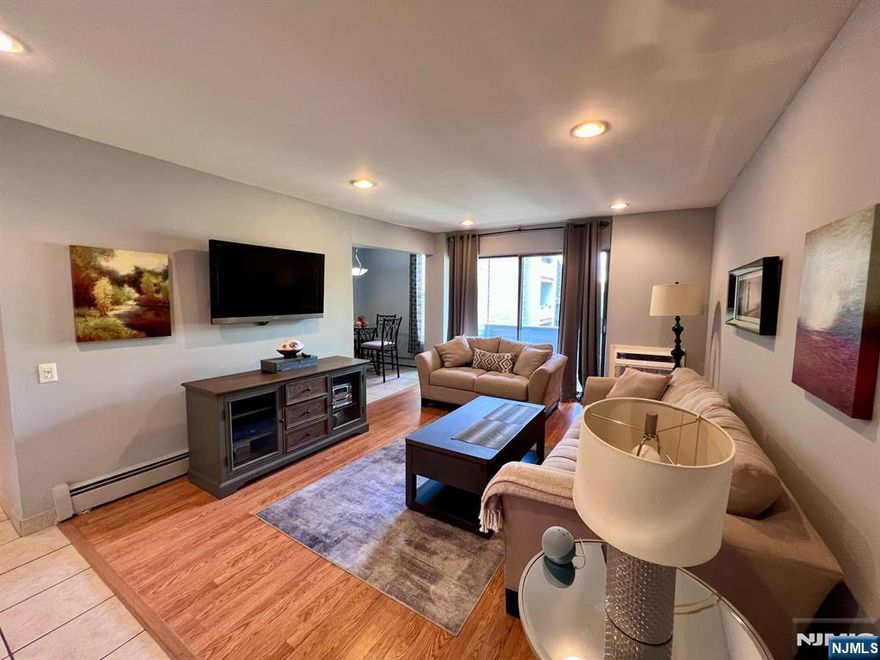 Fantastic 1 bedroom 1 bath unit, within a gated community with pool, gym, laundry & parking, move in ready, granite counters, stainless appliances with deck, only 13 miles from NYC, (just $25/month per vehicle) and the unbeatable location only 13 miles from NYC, making your commute a breeze. Monthly costs include a maintenance fee of $437.00 and taxes of $301.47. Buyers must show documented income of $56,000 to qualify. Board approval and interview required. MUST BE APPROVED BY IN-HOUSE MORTGAGE COMPANY, this unit is a CO-OP