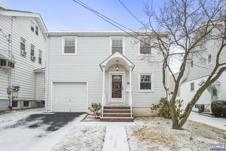 Move right in to this 3 bed/1.5 bath Colonial charmer in the Demarest section of Bloomfield. Main floor features freshly-painted LR, open-plan dining area and updated kitchen plus bonus room with French doors that can be used as a FR or den. Beautiful oak HW floors throughout. New SS appliances, granite counters and soft-close shaker cabinets (2015). Second floor is home to 3 BRs and freshly painted bath with brand-new vanity and lighting. Fully fenced, level backyard with spacious new patio (2020). Other features: Generously-sized powder room on main, forced hot air heating, 1 car garage (with Liftmaster Wifi-enabled door opener; 2018), freshly paved drive (2020), new roof (2016), attic insulation (2021), new back storm door (2022) whole home water filtration and reverse osmosis system (2019). Unfinished basement awaits your touches. Brookdale Park 10 minute walk, steps from Decamp bus to NYC (30 mins to Port Authority), GSP. PHOTOS COMING SATURDAY.