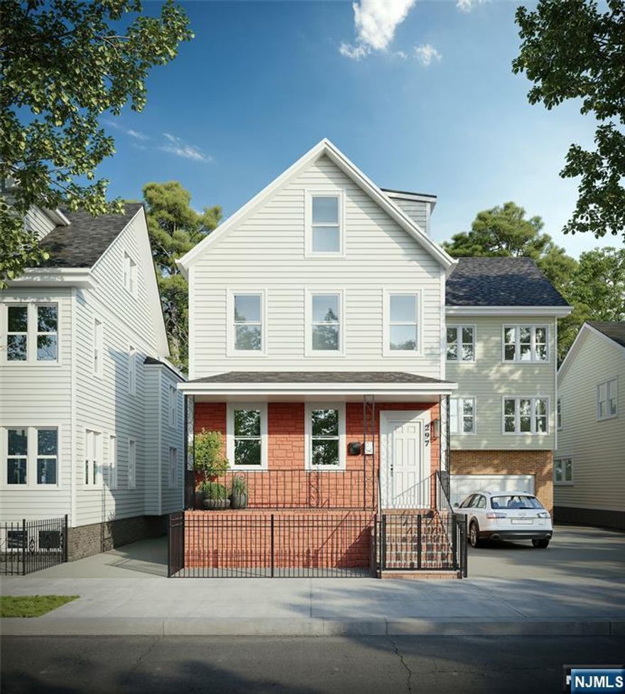 Welcome to a move-in ready 2-family home that checks every box renovated, income-generating, and loaded with opportunity. The first floor stuns with a full modern renovation, while the bonus 3rd-floor suite offers an additional bedroom, living space, and full bath ideal for extended guests or maximizing rental income. Each unit features spacious layouts, eat-in kitchens, and bright living rooms. Perfect for the savvy investor or owner-occupant. Located near transit, schools, shopping, and major highways this is smart living in the heart of Newark.