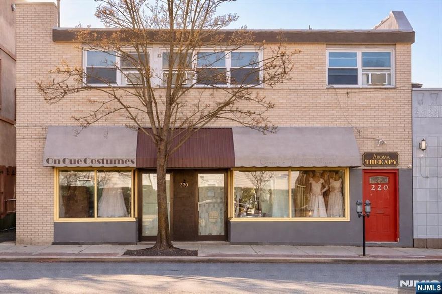 Exceptional mixed-use opportunity in the heart of downtown Montclair! The first floor offers approximately 2,500 SF of retail space with a full basement, one bathroom, and direct access to the backyard. Currently rented on a month-to-month basis, the tenant is open to negotiating a new lease with the new owner, or the space can be delivered vacant, providing immediate flexibility for retail, restaurant, or service use. Estimated rental income for the retail space is approximately $5,000 per month. The property presents a strong cap rate of 7% or higher, with additional income potential from basement storage. A dedicated loading area with direct basement access further enhances its functionality for a variety of business uses. The second floor features two one bedroom, one bath apartments, leased through the end of February 2027, generating $3,333 per month in rental income. Ideally located in a high-traffic area near shops, restaurants, and public transit, this property is well suited for investors or owner users seeking a versatile asset with stable income and long-term growth potential.