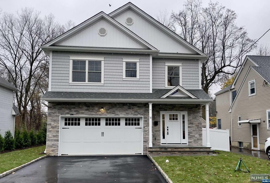 Quality craftsmanship & meticulous attention to detail describes this gorgeous NEW CONSTRUCTION home situated on a quiet tree-lined street. This 6 Bedroom, 5.5 Bath home with 4,000+ sf of finished living space on 3 stories features gorgeous hardwood floors throughout, a dramatic 2 story foyer w marble style flooring leads to a Dining Area, Living Room w extensive Millwork & gas fireplace w marble surround & sliders to the Trex deck overlooking the fenced rear yard. The gourmet Kitchen is complete w high-end stainless steel appliances, spacious center island, quartz countertops, ceiling height cabinetry & spacious pantry. 1st floor en-suite for guests/office, powder room & mudroom with cubbies and hooks. The 2nd floor is home to 4 Bedrooms, 3 Baths including a Primary suite with walk-in closet & a spa-like bath w a soaking tub, stall shower & 2 vanities & laundry. Full finished basement w expansive Recreation Room, Bedroom and Full Bath and 2 car garage. 10 YEAR BUILDER WARRANTY