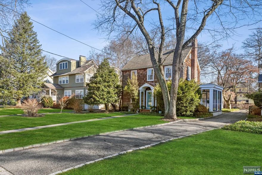 There's no place like home! This truly charming Montclair Colonial on a lovely deep lot is conveniently located between 2 NYC train stations & town centers so you can happily leave the car at home! So close to great shops, the Farmer's Market, parks, playgrounds, indoor ice rink, eateries (Famous even - as in 'Comedians in Cars Getting Coffee') & the best bookstore in the world. That's if you're able to tear yourself away from your enchanting screened porch & shaded property. Beautiful sunsets out front & great vibes in every corner of this beloved & well maintained 3 BR, available for the first time in almost 60 years. Endless possibilities and a heavy dose of "True Blue" hometown Mountie spirit with MHS's sports fields across the street. See details in property site for more info.