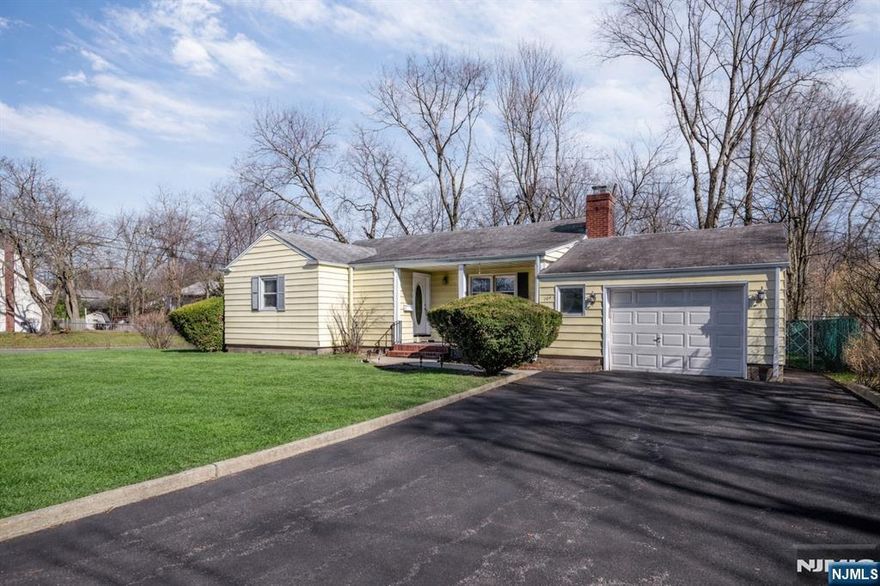 Charming ranch set on a large, level corner lot in ultra-desirable Paramus! This well-maintained home offers 3 bedrooms, 1 full bathroom, and an easy, comfortable one-level layout. The main living spaces provide a functional flow, while the large unfinished basement offers excellent potential for additional living space, recreation, or storage. A 1-car attached garage adds convenience. Situated on a generous 100 x 100 corner lot totaling approximately 10,000 sq ft, the property presents a wonderful opportunity for both end users and builders. Enjoy the option to move right in, renovate, or build new in one of Bergen Countyâ€™s most sought-after communities. Located close to shopping, dining, major highways, and top-rated Paramus schools, this is a fantastic opportunity to own in a premier location.