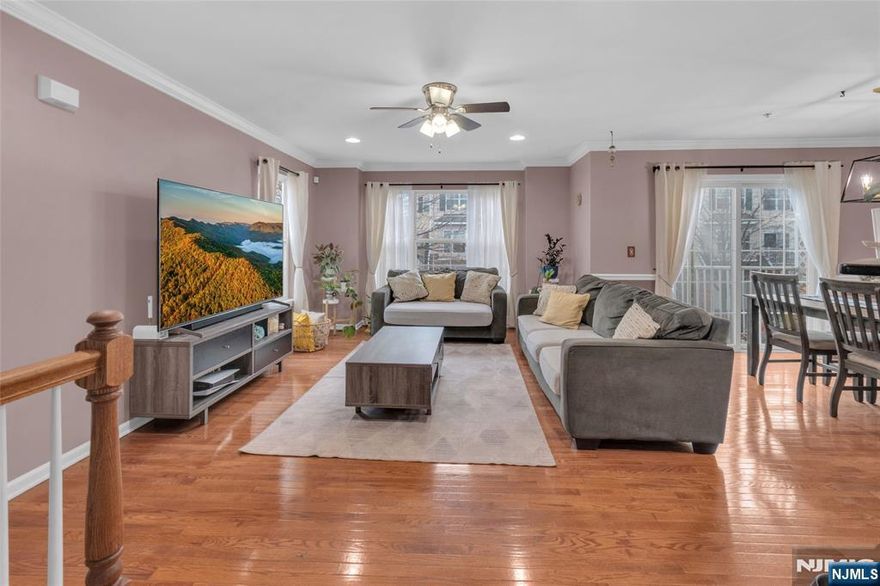 Step into 22 Marina Dr., where brand-new appliances instantly upgrade your daily living including a new refrigerator, dishwasher, cooking range, microwave oven, and dryer, all ready for you from day one. This beautiful 2 bed, 2.5 bath townhouse with a walk-out basement den offers a rare blend of comfort, modern style, and a calm, nature-inspired atmosphere not often found in Bayonne. Nestled amid lush landscaping within the sought-after Boatworks waterfront community, the home delivers both peaceful living and exceptional convenience. Step inside and discover a home that instantly feels bright, open, and thoughtfully designed. The kitchen is both welcoming and practical, offering generous workspace, quality cabinetry, stone counters, and a full suite of brand-new appliances ready for daily cooking or weekend entertaining. Head upstairs to find bathrooms designed for true relaxation, complete with upgraded fixtures, refined finishes, and a soothing jacuzzi tub that turns the end of your day into a personal retreat. This is one you'll want to experience in person, a true must-see.