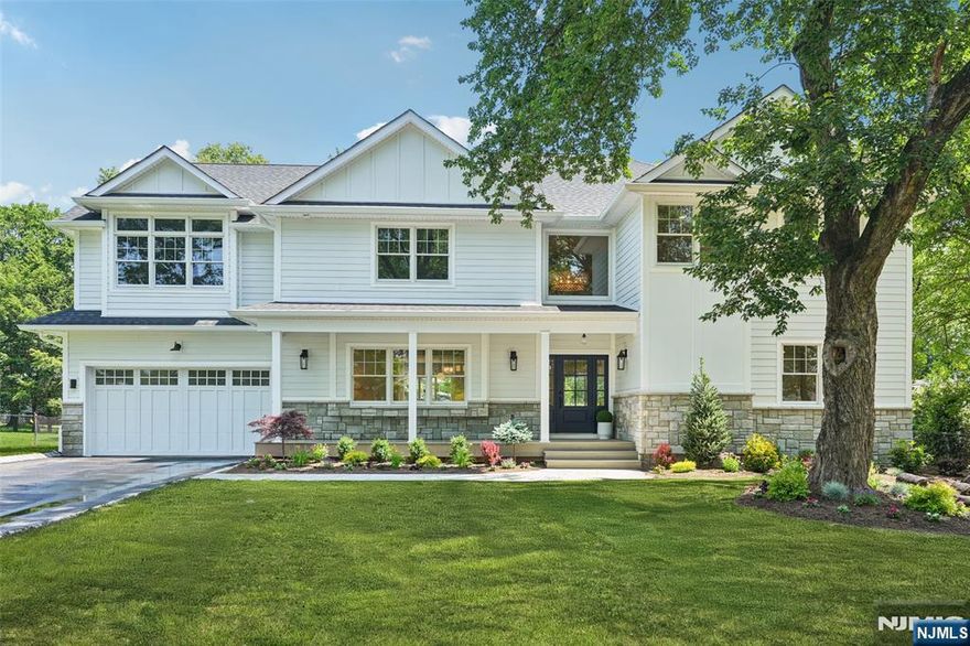 Introducing an extraordinary luxury new construction Colonial offering over 6500 square feet of refined living space, including fully finished basement. Perfectly situated on a premier street, the 6 bedroom, 6.5 bath residence seamlessly blends timeless architecture with sophisticated modern amenities. Upon entering, you are greeted by a grand open-concept layout bathed in natural light, featuring soaring ceilings and exquisite craftsmanship throughout. The heart of the home is the gourmet chef's kitchen, complete with top-of-the-line appliances, an oversized island, custom cabinetry, and a walk-in pantry. The kitchen flows effortlessly into a spacious family room anchored by a gas fireplace and opens to a covered patio-ideal for year round entertaining. Formal living room and dining area provides elegant spaces for gatherings, complemented by a butler's pantry with a sleek wet bar. A thoughtfully designed mudroom connects to the attached garage, adding everyday convenience. Upstairs, the lavish primary suite offers a serene retreat with spa-inspired bath and dual walk-in closets. Each of the additional bedrooms features its own en-suite bath, ensuring comfort and privacy for all. The fully finished lower level with full bath provides endless possibilities. Professionally landscaped grounds complete this exceptional offering. This is a rare opportunity to own a brand-new, impeccably designed home in one of Glen Rock's most coveted locations.