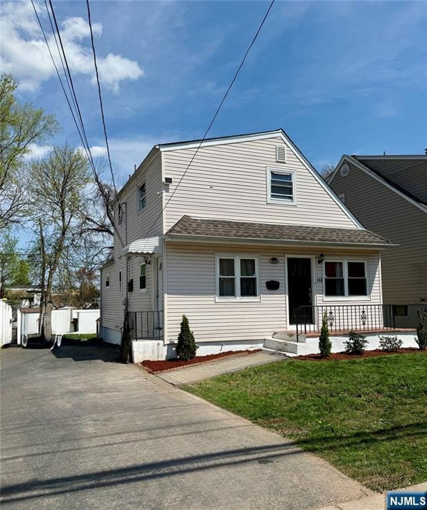 Prime location 4 bed, 2 full Bath, recently renovated Cape Cod within walking distance to Lodi Town Center, Municipal Complex, public transportation, shops & schools plus convenient to all major highways( Rts 46, 17, 80, Turnpike & Parkway). Just pack your bags and move right in; updates include renovated, custom Eat-In Kitchen with stainless steel appliances, modern tiled bathrooms with walk-in shower, finished basement Family Room with separate outside entrance, plus 5 year new central a/c & heat system. Luxury vinyl planks on 1st level with engineered wood on 2nd floor. Lovely fenced oversize yard with spacious deck; perfect for outdoor entertaining & summer weekend barbecues. Multi-car driveway, maintenance free vinyl exterior & nicely landscaped property are some additional features which make this a truly special home not to be missed!
