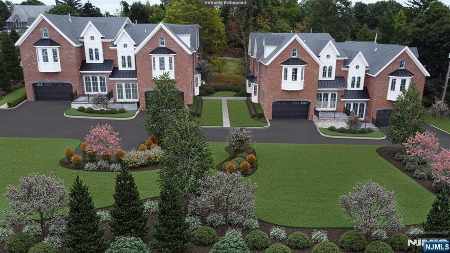 First time offering, in the history, of the highly coveted town of Alpine. Introducing The Summit in Alpine. Be among the first to own one of four, rare and exceptional all brick, residences featuring: Living room w/ gas fireplace, elegant dining rm with coffered ceiling, A private Den/Library, Gourmet chefs, kitchen with waterfall Quartz Island ,and Wolf / Sub Zero appliances. Enjoy seamless indoor/ outdoor living with a deck off living room and a terrace off the Den. Retreat to the 2nd floor to the Primary Bedroom boasting radiant heated Spa Bath, Walnut floating vanity, smart shower and soaking tub. Additional 2 bedroom suites, and laundry complete the 2nd floor. The loft is a finished space perfect for home office or Man cave. Highlights: European White Oak Hard wax oiled floors, Skylights,10ft ceilings, moldings, Elevator to all floors, finished lower level, whole house generator, charging station, and minutes to Manhattan. The ultimate luxury lifestyle awaits. A must see!