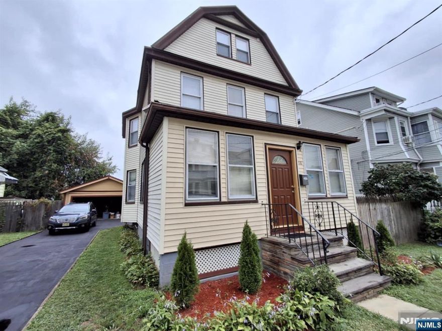 Excellent opportunity to own this beautiful, well-maintained-4 Bedrooms, 3 Full Baths home , Features a practical layout and generous natural light. just minutes from NYC transit and Newark Liberty International Airport. This property boasts well-appointed living levels, each featuring wood floors, replaced sheetrock walls, tall ceilings, recessed lights,nice size bedrooms, each floor has bathroom,extra spa with jacuzzi tub. Plenty of cabinets in the large Kitchen, eat-in, formal Dining room, comfortable Living room. The finished attic provides versatile bonus space with full Bath. Central air and heat.Full basement with door to outside. Enjoy a generous lot with long Driveway, 2 car Garage , back Garden,deck and storage sheds. Possible M/D set up or in-law suite upstairs. Nestled on a quiet residential street with easy access to public transportation, shopping, major highways, and schools. A commuter's dream with long-term upside don't miss out!