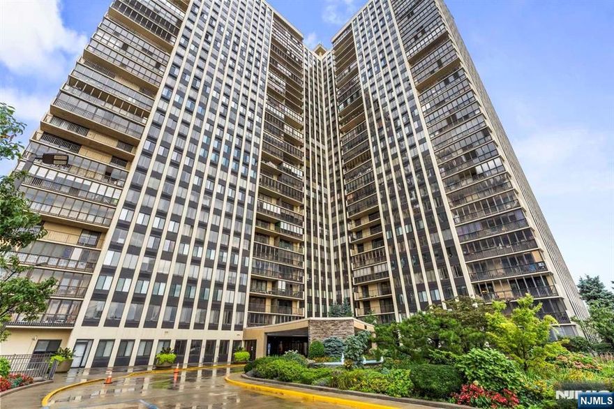 Expansive 3 Bed 3 Bath luxury condo located in the Winston Towers Cliffside Park. This unit spans 1,963 sq ft with a 24 ft enclosed balcony terrace. Primary Bedroom includes an en-suite bath + large walk-in closet. 2nd Bedroom also has an en-suite bath, and 3rd bedroom is perfect for an office space, cozy eat in kitchen with granite countertops. Building amenities include 24 hr doorman, Pool, Playground, Tennis and basketball courts. Conveniently located steps away from the 158 Bus and ferry terminal to NYC. Garage parking: $75/mo.; Outdoor parking: $45/mo.