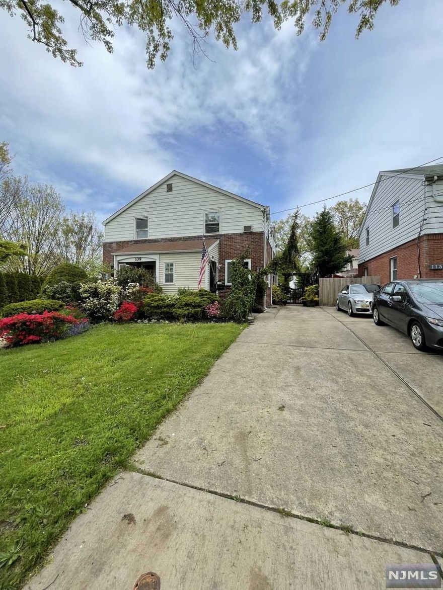 Bright and sunny single family duplex. Two bedrooms, two full baths, one half-bath. Freshly painted throughout. First floor features foyer, living room, dining room, kitchen pantry, large windows, half-bath, and washer-dryer. Second floor features two bedrooms with lots of closet space, full bath, and pull down attic. Basement is full and finished with a full bath. Additional amenities central air, backyard with pavers, close to public transportation, and parking for 3-4 vehicles.