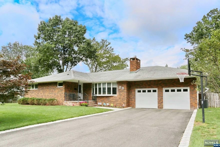 COME AND VIEW THIS SPACIOUS 4 BEDROOM, 4 FULL BATH, CUSTOM EXPANDED RANCH STYLE HOME. ONE FLOOR LIVING AT ITS BEST!! SITUATED ON A PRIVATE 95 X 120 PROPERTY IN THE RADBURN SECTION OF TOWN. ENTER THE MAIN FLOOR INTO THE FOYER,FORMAL LIVING RM/GAS FIREPLACE, FORMAL DINING RM, UPDATED MODERN EAT IN KITCHEN WITH DRS TO REAR DECK, EXPANDED FAMILY RM/DRS TO DK, OFFICE, ENTRY FROM THE 2 CAR ATTACHED GARAGE, EXPANDED VAULTED CEILING PRIMARY BR, FBTH/JAC/SS, BR, BR, FBTH, BR/FBTH/SS. THE FULL BASEMENT OFFERS A LG. RECREATION RM, PRIVATE THEATER, FBTH/SS, LAUNDRY RM, PLAY RM, UTILITIES AND STORAGE. IN CLOSE PROXIMITY TP SCHOOLS, SHOPPING, PARKS, PUBLIC TRANSPORTATION. OVER SIZE FAIR LAWN LOT, A MUST SEE !!