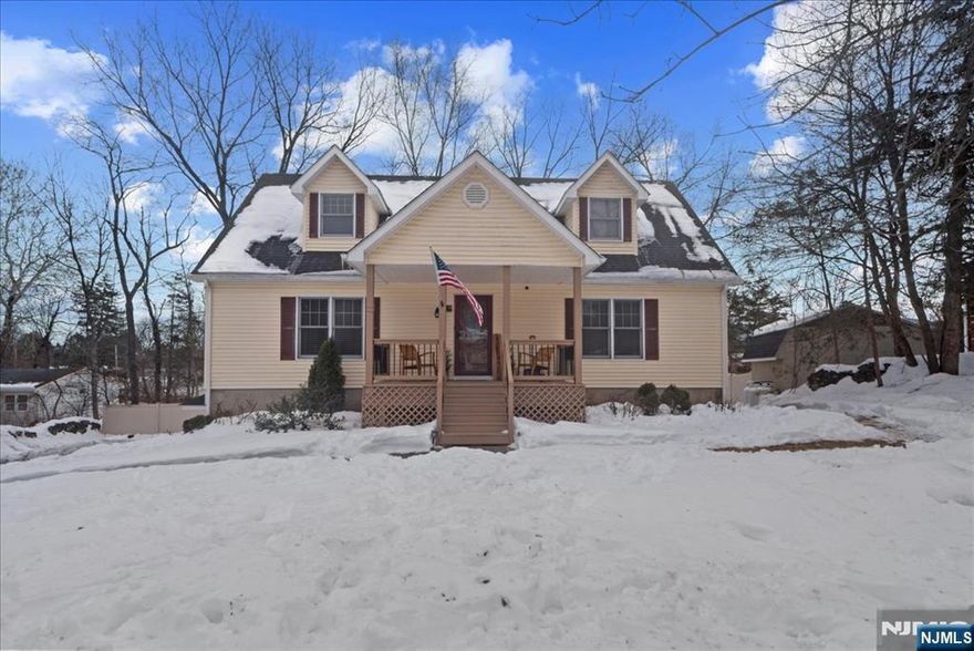 Beautiful Cape Cod-style home offering 3 spacious bedrooms and 3 full bathrooms, blending classic charm with functional living space. A welcoming front porch provides the perfect place to relax and enjoy the outdoors. Inside, you'll find durable laminate flooring throughout and ceiling fans that enhance comfort across the home.The eat-in kitchen features warm wooden cabinetry, ample counter space, and room for everyday dining. The layout also includes a versatile den, perfect for a home office, playroom, guest space, or additional sitting area to fit your needs.The fully finished basement serves as a comfortable family room with recessed lighting, offering excellent additional living and entertainment space. Whether used for gatherings, a media area, or recreation, this lower level adds great flexibility to the home.Additional highlights include a 2-car attached garage for convenience and storage, along with a privacy fence that enhances the outdoor setting.Ideally located near popular ski resorts, scenic hiking trails, beautiful lakes, and a variety of local wineries and breweries, this home offers the perfect balance of everyday comfort and year-round recreation.