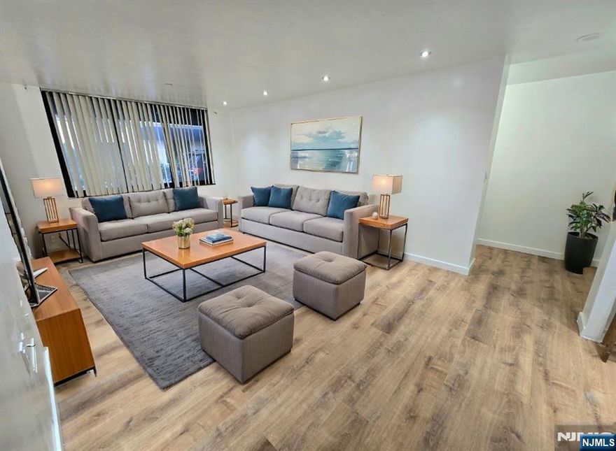 Welcome to Luxury Living at World Plaza on Prestigious Prospect Ave! This Spacious Corner Unit features Living and Dining areas with New Flooring and Freshly Painted throughout. Plus a bonus separate Powder Room for guests! Bedroom consists of a Huge Walk-in Closet and an Ensuite Bathroom with Jetted Jacuzzi Tub, Large Shower and Double Vanity. Kitchen features Granite Counters and Stainless Steel Appliances. Convenience and Security of a 24hr Concierge Service. Building Amenities include Outdoor Pool, Gym, Sauna and Additional Storage. Steps away from NYC Express Bus Stop, Train Stations and Major Highways. Walking distance to Hackensack Meridian, Restaurants, Shopping, and more! Parking is additional $80/indoor and $60/outdoor. Investors welcome, can immediately rent out.