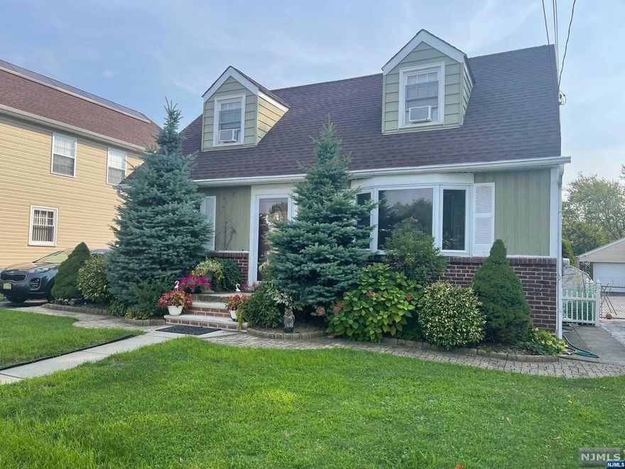 Charming, well maintained cape cod home in the town of Belleville. Just blocks from High School and elementary school, shopping, transportation and houses of worship. This home shows a deep pride of ownership on a large lot. Private back yard perfect for entertaining or just relaxing, Patio, pergola, above ground pool with deck. Potting shed, lush plantings vegetable garden. First floor Full Bath, Open plan kitchen and dinning room. formal living room and bedroom. second floor two bedrooms and full bath. Full finished basement with Bilco door and stairs to back yard. main bath renovated 2022, New roof 2021, Furnace 2018.