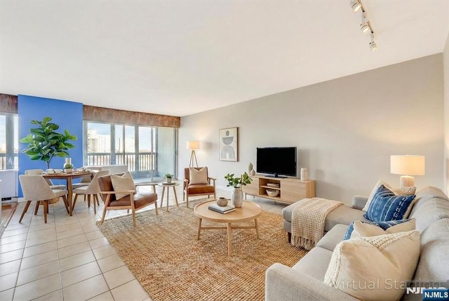 CONTACT DEBRA JACOBS & HALLEY NATKIN COLDWELL BANKER FORT LEE! ALL-INCLUSIVE FEES and a NYC commuter dream with iconic views. This rarely available oversized alcove studio, approx. 816 square feet, offers a layout that converts cleanly to a true one-bedroom and sits in the highly sought-after Horizon House South Tower. The home features a renovated full bath, a separate dressing area with excellent storage, a cedar-lined walk-in closet, and hardwood floors throughout, creating a bright and flexible living space. The showstopper is the massive 24-foot tiled terrace with a semi-permanent enclosure and floor-to-ceiling windows spanning the full length of the apartment. Enjoy sweeping, unobstructed views of the Hudson River and the George Washington Bridge from sunrise through nightfall. Monthly total fees are $1931(MAINT$1441.06,CBL/INT$71.54 ASSESS $350,Amenities $20,Park$48.40)and include maintenance,cable, internet,assessment,amenities,all utilities,and taxes. ONE PAYMENT! Field Parking Spot Transfers. Enjoy full-service living with a 24-hour doorman and security, fitness room, two outdoor pools, two tennis/pickle-ball courts, laundry rooms, childrenâ€™s play areas, a community room, and an on-site convenience store. Easy access to buses and major highways makes commuting to New York City fast and simple. Board approval required with a 4:1 income-to-debt ratio. Cash buyers must show a minimum gross income of $93K. Unit sold strictly AS-IS. *Some photos virtually staged.