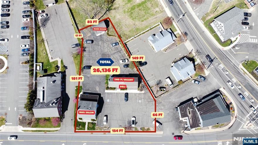 2087&2095 Burnt Mills Rd. Two combined buildings.Total 23,136 SF. Cross street 7.78-Acre lot has been approved for 166 units apartment+Commercial plaza. A lot of potentials.