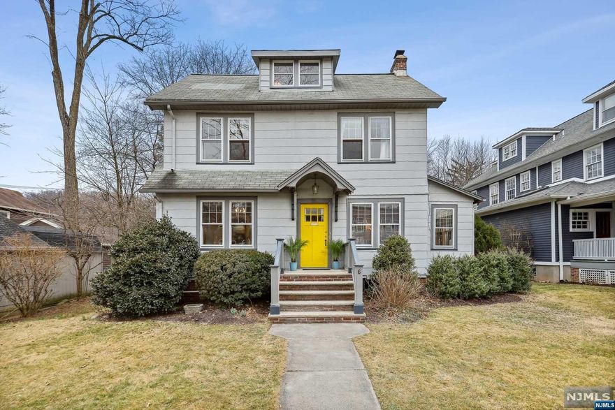 This light filled Upper Montclair central hall with a great lay out will have you fall in love the moment you step inside; main level features a living room with fireplace, sun room, a dining room and an Eat in Kitchen with SS appliances, walk up to the 2nd level and there you will find 3 bedrooms and a bath, 3rd fl has spacious 4th bedroom w built-ins, storage, & 2nd full bath. Big unfinished basement w laundry area & half bath can be made family/rec rm on a large lot in a cozy neighborhood. Great commute near 2 train stations & the DeCamp bus to NYC. Home is also near Mills Reservation, Presby Iris Gardens, town pool, tennis courts & sledding hill, Bradford Elementary, MSU & Upper Montclair Village. Welcome to this amazing block!