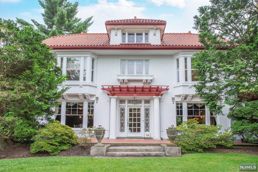 Welcome to this 1920 Italian Renaissance Mediterranean masterpiece with original Doric colonnade, red clay roof and gabled dormers. Boasting 17 generous rooms with 7 bedrooms & 3 full & 3 1/2 baths there is room for all! With over an acre of mature lush grounds & finished carriage house this compound is perfect for working remotely or entertaining with style. Super close to vibrant downtown South Orange with NYC trains , restaurants & shops galore this town is a dream come true for people wanting a relaxed lifestyle but still within minutes of being in the City.