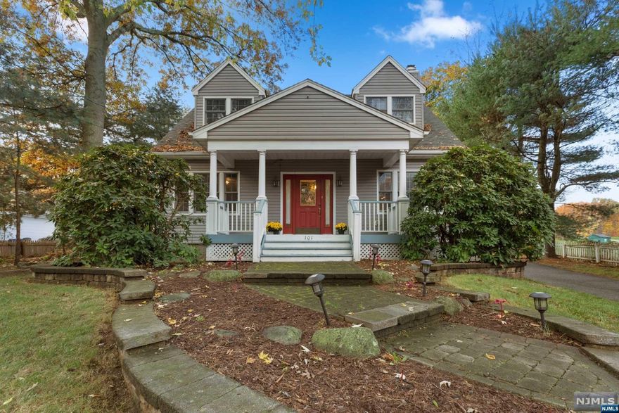 Ideally located is this classic-styled 4-bedroom 1989 sq ft home. Saunter off the rocking chair lemonade porch and enter into the living room with dramatic corner fireplace. Steps away are 3 bedrooms along with a full bath. The rectangular kitchen with plenty of dining space opens up to the deck and fenced-in tranquil backyard with private garden, shed/chicken coop, 2nd shed/playhouse, and detached 2-car garage. The upper level has a tremendous master bedroom suite with master bath, walk-in closet, sitting area, and bonus/office area. The full basement has a large finished area ideal for entertainment, crafting, or working out along with a utility/laundry/storage room. Be part of Oakland, a Silver level sustainability town! Borders Indian Hills High School rec fields!
