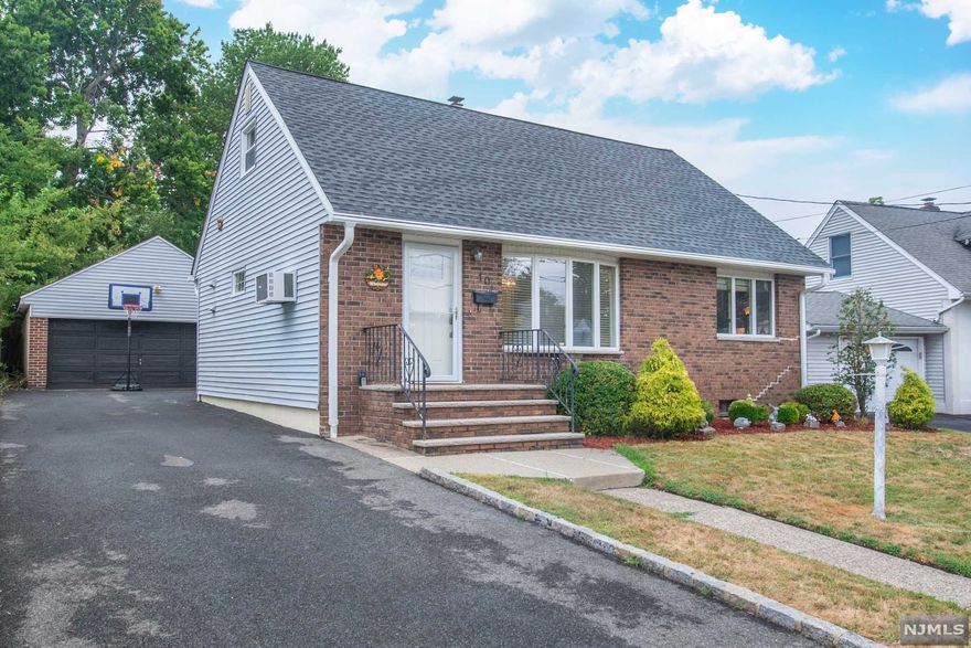BIGGER THAN IT LOOKS! Let this charming custom cape cod home surprise you! Boasting nearly 1700 sq ft of living space, the 1st fl features a highly desirable open floor plan: from the entrance, step into the sunny living room open to the oversized eat-in kitchen featuring stainless steel appliances and ample cabinets for storage, dining area & a convenient laundry nook. Mudroom leads to a covered brick patio & an ample backyard perfect play time & entertaining! A humongous primary bedroom w/ custom built-in, peaceful 2nd bedroom & elegantly updated full bath complete the 1st fl. Upstairs is the jaw-dropping expansive 3rd bedroom (could be divided into 2 rooms), while the finished basement downstairs delights w/ enough space for rec room/den, custom built-Ins, useful 2nd full bath. Hardwood floors & plenty of storage/closet space thru-out, sump pump, new hot water heater, big 2-car detached garage w/workshop area, new driveway & gutters! This sweet home will not last!