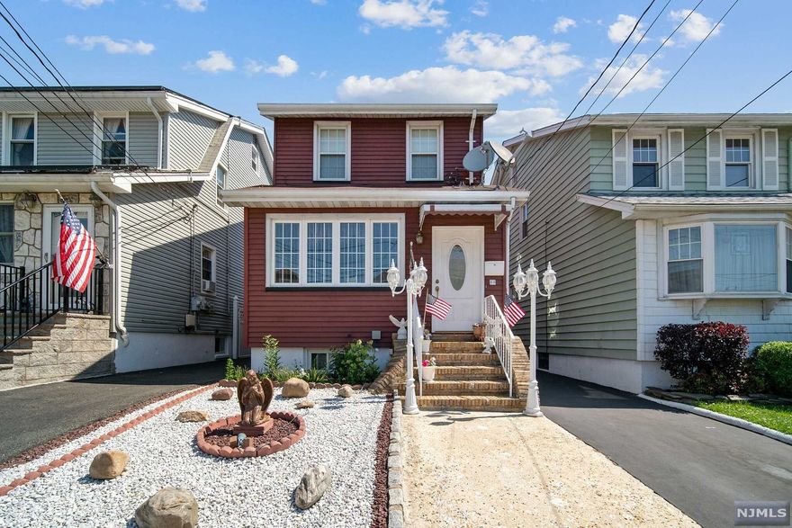 VERY WELL MANTAINED CHARMING 3 BEDROOMS 2 FULL BATHS WITH WARMING AND WELCOME INTERIOR SPACIOS BACK YARD WITH COVER PATIO ONE CAR GARAGE LONG DRIVWAY FINISHED BASEMENT VERY LOW TAX 3 WINDOW A/C UNITS ( AS IS ) HARDWOOD FLOORS FIRST AND SECOND FLOOR EXCEPT KITCHEN AND BATHS CLOSE TO MAJOR TRANSPORTATION AND HIGHWAYS . HURRY HURRY WILL NOT LAST