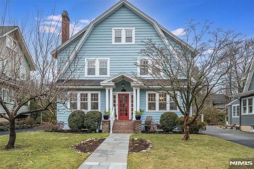 Set in the heart of Montclair, this meticulously renovated, beautifully maintained home combines modern updates with timeless appeal. Tree-lined, walk-to-everything location with park-like center island right outside your door-home to many a neighborhood soccer friendly and block party! With top-of-the line finishes in professionally designed eat-in kitchen and spa-like baths, just bring your bags and you're home! Open floor plan, fabulous flow and sun drenched rooms. Chef's kitchen has marble counters, wood cabinets, breakfast bar, pantry, heated floors and designer lighting. Anderson French doors lead to a wide deck and large bluestone patio overlooking a deep lush yard, while a gas-line generator ensures your day-to-day is never interrupted. This lovely 5 bed, 2.2 bath house affords multiple office and bonus space options, perfect for working from home while also walking distance to NYC train and bus. Spacious unfinished basement has endless more living options, and there's a new WH, newer gas furnace and radiant heated floors in sunroom, kitchen, breakfast room and 3rd floor bath. Stroll out your front door to access 121-acre Brookdale park and Watchung Plaza with shops, restaurants, bookstore, and a nationally ranked coffee spot. With carefully preserved architectural details, this house is a perfect blend of old and new, private yet walkable to everything, a great layout for WFH with easy commuter access - literally everything you could want!