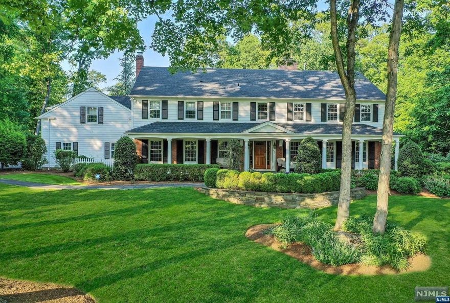 Stunning colonial located in the highly desirable Highwoods Gate section. This well maintained home has incredible curb appeal, & over 5,000 sq ft.of living space.Walk up the front path to an all stone front porch. Swim in your own private oasis surrounded w/ beautiful mature plantings, bluestone patios, azure gunite pool & separate gunite spa for all seasons.The oversized kitchen has country oak floors, stone fireplace & large island w/ wine fridge & french doors that lead out to your large patio & built-in grill.Off the kitchen is a spacious den that leads into your open living room. Head up the back staircase to a great room with vaulted ceilings. This room also contains a custom temperature controlled wine closet & storage.The primary suite, w/ vaulted ceilings, includes a spa-like ensuite w/ all Calacatta marble, jacuzzi jetted tub, custom closet & separate heat/ac Other features: 3 car garage, central vac,4 zone heat/ac, sprinklers, in ground fire pit & new security system.