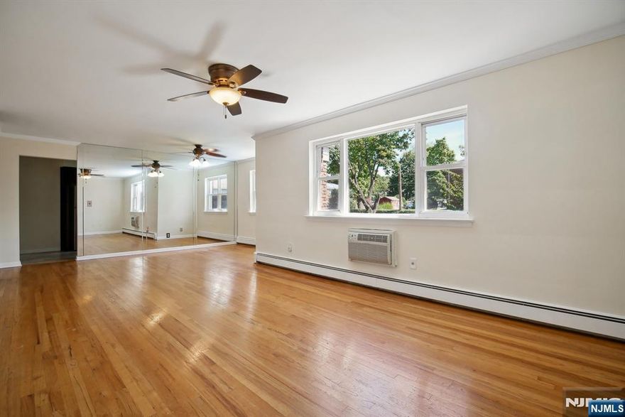 Enjoy the best of Verona living in this nicely updated 1 Bedroom, 1 Bathroom apartment. This spacious unit boasts hardwood floors, a large Living Room and Dining Room, a galley kitchen with plenty of cabinetry for storage. The generously sized bedroom features double closets with organizers installed and enough room for your king size bed. This unit is located on top floor of the building. The laundry room and additional storage room are just down stairs in the lower level of the building for easy access. HEAT, WATER and SEWER included with rent. Prime location with Verona Park, shops and restaurants just blocks away.