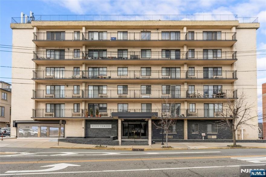 Immediately available South facing Studio with 1 full bath, balcony & 1 top level parking space #23. Well situated to highways, mass transportation, shopping and parks. Carpeted and kitchen cabinetry, stone countertop and backsplash. Kitchen area offers electric range refrigerator and dishwasher. Bathroom includes tiled floor, stone vanity top, tiled walls, shower/tub with sliding window offering natural light and ventilation. 3 closets offer storage space. Building improvements made between 2021 & 2023 include newly constructed balconies and railings, updated parking facility lighting, new exterior facade, recently completed elevator modernization with new cab interior amongst other upgrades & refinements. Landlord requires credit check and interview with prosective tenant. Tenant pays $500.00 refundable move fee and $500.00 non-refundable move-in fee. Mover's certifictate of insurance is required prior to move being scheduled with Building Superintendent and Property Manager. Electric utility billed separately to Tenant by Landlord.