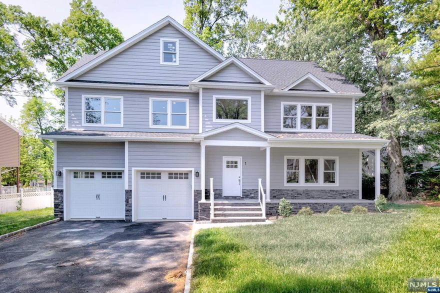 Quality craftsmanship & exquisite style describe this NEW CONSTRUCTION home situated on a private .24 acre lot. This 6BR, 5.5BA home w 4,800 +/- sf of finished living space over 3 floors comes. The 2-story foyer leads to a Formal LR/DR w extensive millwork, trim & custom tile throughout. Gorgeous HW floors lead to the expansive Kitchen & Family Room w sliders that open to a TREX patio overlooking the lush backyard w 5' vinyl fence. The Kitchen includes a lg center island, quartz countertops, custom cabinetry & high-end appliances-Viking 6-burner range, hood & dishwasher;48' Sub Zero fridge. The formal Living Room, Dining room & en-suite Bedroom complete the 1st floor. 2nd floor is home to 4 Beds & 3 full Baths including an en-suite & Primary suite w custom walk-in closet & spa-like Bath w soaking tub, stall shower, & dual sinks; large main Bath & Laundry w a large linen closet. The fully finished basement has a Bedroom, Rec room w wet bar & wine cooler. 10-yr Builder Warranty