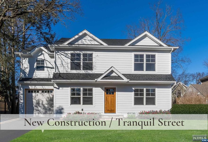 Prominent Ridgewood Builder delivers yet another pristine Colonial Gem. Exterior features include Hardie Plank siding in Arctic White, Timberline Roof, Andersen Windows, fresh Landscaping, F & B Sod, and Paver Walkways/Patio. Move inside to discover Custom Paneling & Crown, Oak Hardwd Floors, & Recessed Lighting. Classic Ctr Hall greets upon entering. Open Concept spanning back includes Family Rm, Eat-In & Kitch w Stainless Apps, Quartz Counters & Wht Shaker Cabinets. Sliding Doors to Patio, BBQ area w Gas Line, & Rear Yard perfect for entertaining & watching Little Ones. Nearby MudRm, attached Garage Access, Pantry & Pwder Rm answers all lifestyle needs. On 2nd Fl find Prim Bdrm w WIC & EnSuite Bath w Dbl Sinks & oversized rimless Shower, 3 more Bdrms, Hall Bth & Lndry. Lower Level offers expansive Rec Rm, Storage & Utility Rm. Pull-Down Attic Steps. Sprinklers. Fully Insulated. All new Plumbing, Elec & 2 zone HVAC. Approx 2434 Sq. Ft. of living space [1st, 2nd & LL]