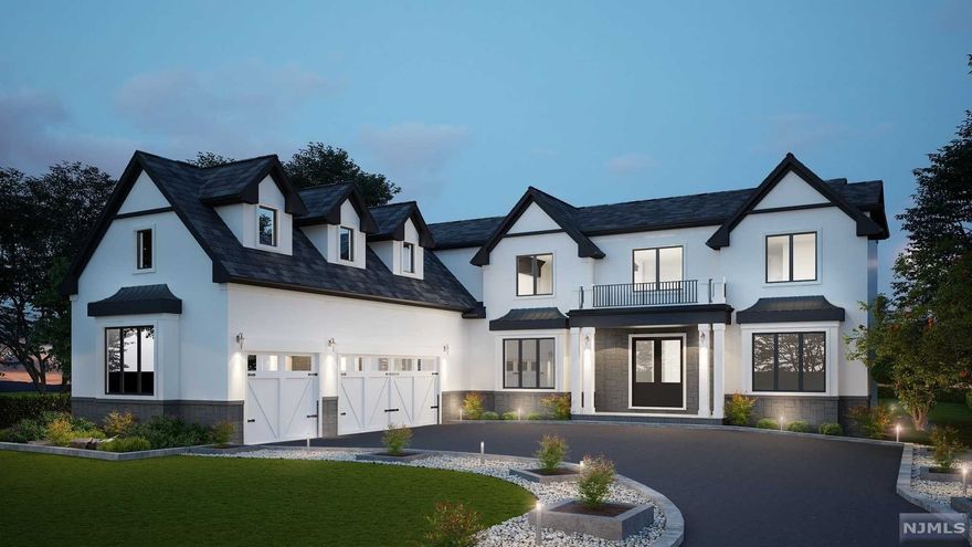 Imagine yourself in this striking New Construction nestled on a very private 0.5-acre property on Tenafly's East-Hill with the best of indoor/outdoor living. Completion Q1 2022 Featuring approx. 9000 S.F living, 6 bedrooms, 6.5 bathrooms, 3-car garage, outdoor living that includes a 20' x 40' pool with a spa, a kitchen, and a fireplace. Style and flair are evident all around this home with its MADE IN ITALY kitchen, black-framed windows, 6' wide Pocelanosa engineered hardwood floors, high ceilings, and radiant heated bathroom floors. Additional features include a home theater, gym, fireplaces in the great room and in the master bedroom, a full house generator and SMART-HOME WI-FI compatible door-bell, front door lock and thermostats, blacktop driveway with Belgian block apron.