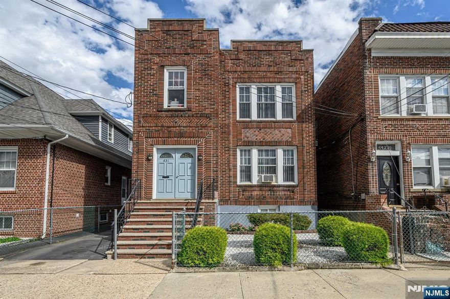 Your Next Best Investment Opportunity Awaits! Sprawling 2 Family home in thriving Newark is in a prime commuter location, ready and waiting for you! Live in one unit and rent out the other, or rent out both for maximum gain. The first floor unit offers 2 large bedrooms with hardwood flooring, 1 full bath with tub shower, spacious eat in kitchen with ceramic tile flooring, & living room and dining room with hardwood floors. The second floor unit offers 3 large bedrooms, 1 full bath with tub shower, & spacious eat in kitchen with vinyl flooring that extends to the living room and dining room. Full finished basement is a bonus, offering even more living space. Detached 2 car garage with ample driveway parking, separate utilities, semi private entrances, the list goes on! Upgrades include -New HWHs, Windows, Roof (6-7 years old), Paint, and Gutters. Conveniently located to the bus line & train station for an easy commuting, close to shopping, dining, parks and more. Don't miss out! This opportunity will not last!