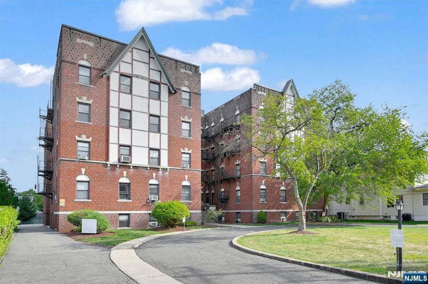 Discover old-world elegance in this delightful one-bedroom, one-bathroom condo located in the heart of Passaic Park. Welcome to Passaic Arms, a Tudor-inspired 4-story brick building at 455 Passaic Ave., featuring high ceilings, hardwood floors, and beautiful moldings. The second floor unit welcomes you into a large foyer, a nice-sized living room and bedroom, and sun-drenched eat-in kitchen with breakfast nook. Enjoy the convenience of assigned off-street parking, a basement with laundry facilities, and your own separate storage bin. Perfectly positioned, this property is a commuter's dream with proximity to major highways (3, 21, and 46) and a block from trains and buses to NYC. It's also close to great shopping, houses of worship, schools, and the picturesque Third Ward Park. Heat included in the HOA fee. Small pets welcome. Don't miss the opportunity to make this charming space your own!