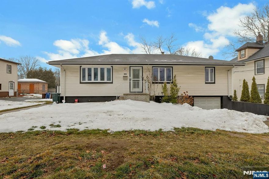 Spacious 6-Room Ranch with Finished Basement & Pool ! Welcome to this beautifully updated 6-room ranch offering 3 bedrooms and 2 full bathrooms. The home features a brand-new kitchen with quartz countertops, stainless steel appliances, and a sleek modern backsplash. Enjoy newly updated bathrooms, gleaming hardwood floors, and many additional upgrades throughout. The fully finished basement includes a large playroom and a full bathroom, making it ideal for extended family or additional living space, with direct access to the backyard. Outdoors, the large backyard boasts a stunning built-in pool and ample space for a patio setâ€”perfect for entertaining or relaxing. Additional highlights include gas heating and central air conditioning. Conveniently located just minutes from a New York train station, this home is a commuterâ€™s dream.