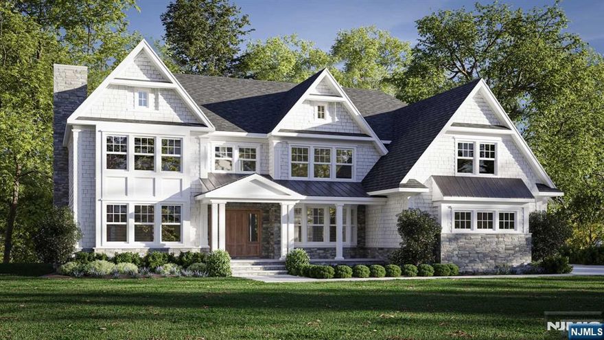 Located on a .63 acre parcel in Wyckoff's highly desirable Sicomac section, this Hampton style colonial spares no expense. Field stone front, cedar shake shingles and copper trim set the stage for nearly 5000 sq ft. of expertly designed living space.(Approx +1250 sq. ft. finished basement) Special features include grand 2 story foyer with herringbone wood floors, chef's kitchen, butler's pantry, 1st floor bedroom, open living floor plan, en suite bedrooms and a 3 car, 2 story garage. Custom options still available. Ready for early Spring delivery. A must see!