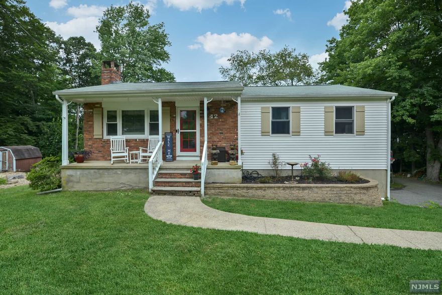 Just unpack! This 3 bd 1.1 ba ranch with full fin bsmt, 2 car garage, ample driveway parking! Open floor plan, sliders to deck DR had beautiful built in cabinetrty! Forced hot air is electric basement runs separately on electric heat controlled by thermostat. 1 zone central air. Washer/Dryer, fridge in kitchen included. Gutter guards w/ lifetime warranty