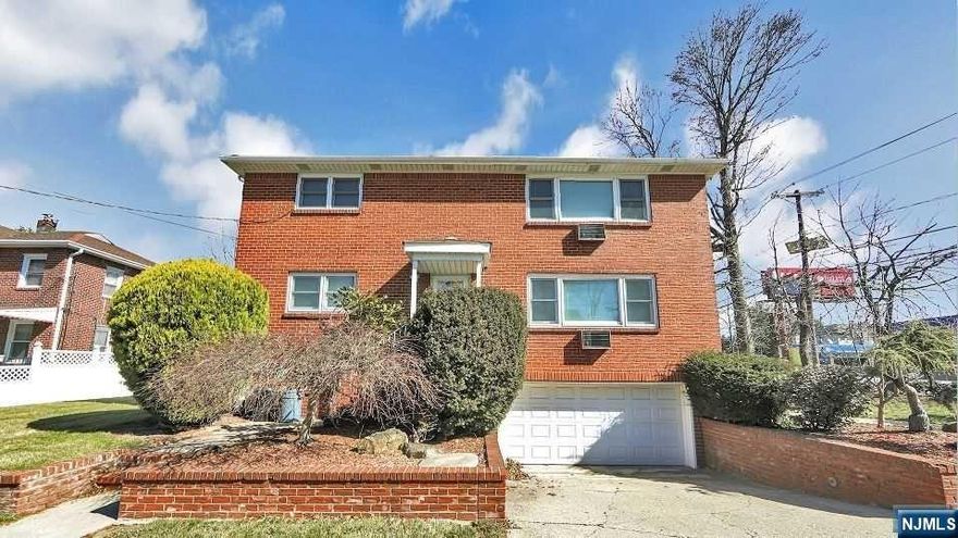 Welcome to this very bright (face to south) 2 family home with finished basement in Leonia just minutes to the NYC Trans to NY ! This rare charming 2family renovated a few years ago include; Gas heating the whole house from electric, new water heater, new boiler, updated drain driveway! The first floor features a 2bedroom, 1full bath, living room and dining area renovated full kitchen w/ quartz counters, breakfast Island, cabinet, backsplash, appliance, LED lights and new vanity and toilet in bathroom in a few years ago. The basement can be used for office or home fitness and renovated with a new water-resistant tile floor, updated bathroom. 2nd floor features 2bedroom,1full bath, living room, dining area, new stainless-steel appliance. 2 sets D/W in the Garage, 2car garage. Other features of the home hardwood floor throughout, separate heat & electric and nice yard! This home is the perfect opportunity to bring your dream home or investment to life !