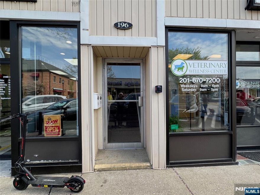 Beautiful Down town location " Rental " newly renovated 2 bed rooms with walk-in closets . Formal Dining room , open floor plan eat in kitchen , Washer/dryer refrigerator, new stove, Central Air/ heat . Nice bath room, shower on tub. One Parking space in the rear of building. ( Owner holds N.J. real estate license).