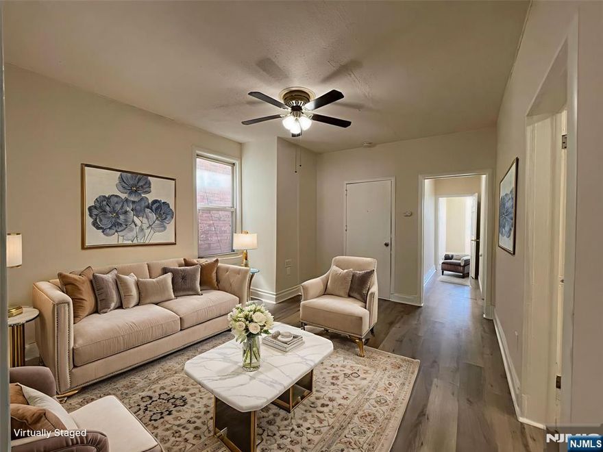 Heat included in this spacious and well-kept 3-bedroom apartment located right down the street from Branch Brook Park in Newark. Enjoy bright living spaces in a prime location that offers the perfect balance of convenience and lifestyle. The apartment is close to public transportation, popular restaurants, and places of worship, making daily errands and commuting easy. With one of Newarkâ€™s most beautiful parks just steps away, this home is ideal for those who appreciate both comfort and accessibility.